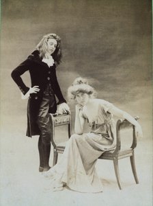 Nathalie Clifford Barney (1876-1972) et Renée Vivien (1877-1909) fin 19e siècle - Otto Studio